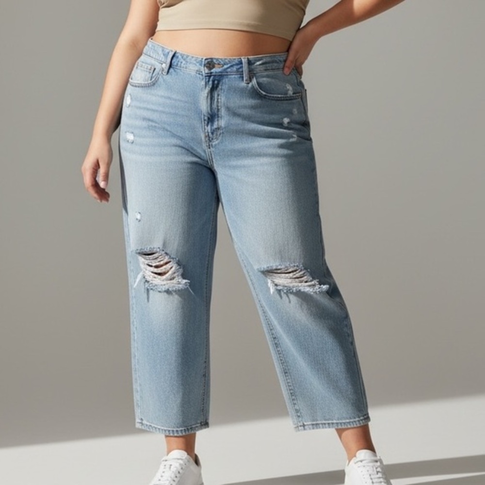 Juicy‎ Couture Distressed Boyfriend Jeans | Women's 18W | NWT